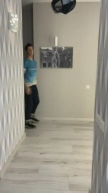 Put on the cap on the fly. - 2