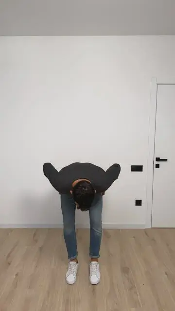 Hold a jacket in hands and magically find ourselves in it - 1