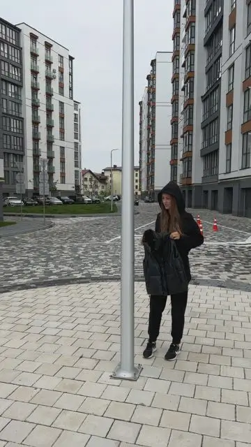 細い柱の後ろに隠れる - 6