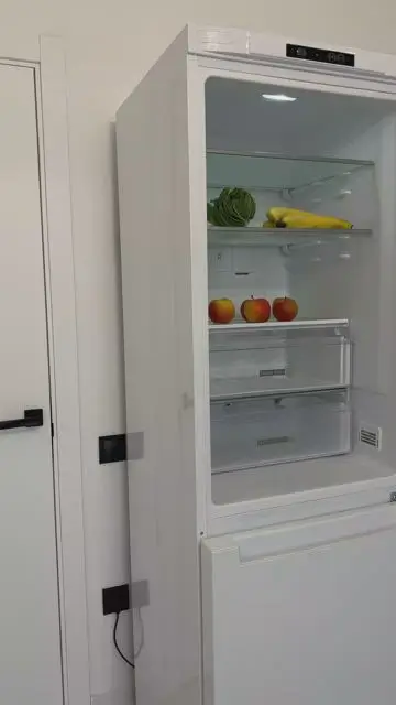 Land from the ceiling directly to the refrigerator and with a wave of the hand change the products in it - 4