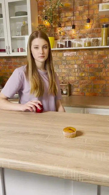 Превращаем яблоко в кекс - 2